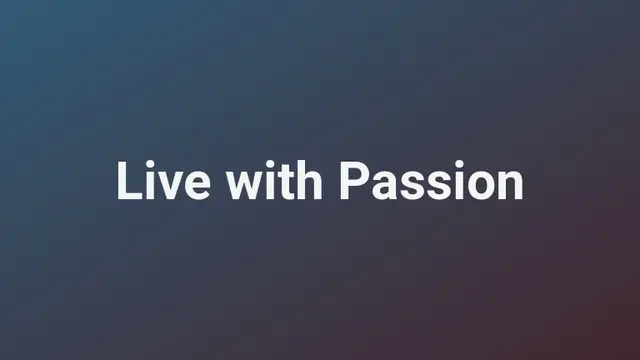Live with Passion